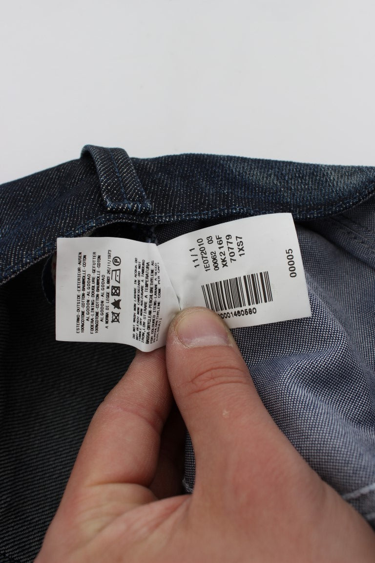 Acht Blue Cotton Regular Straight Fit Jeans