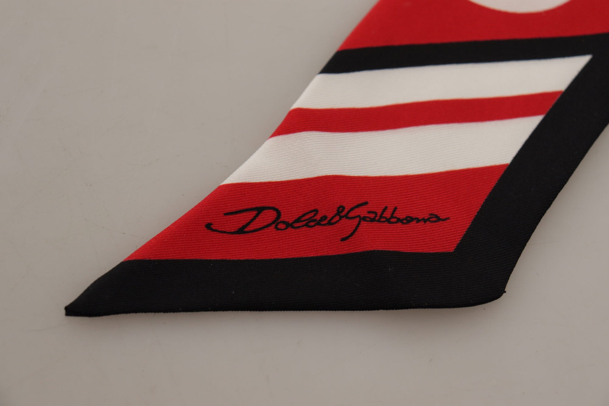 Dolce & Gabbana Multicolor Twill Silk Foulard Shawl Scarf