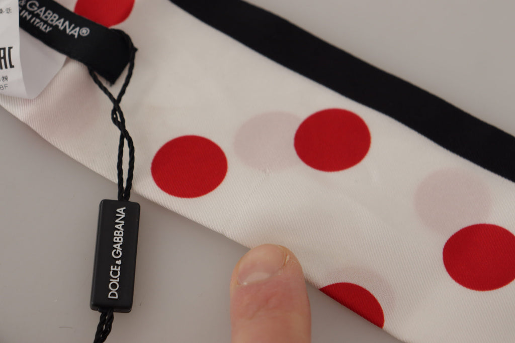 Dolce & Gabbana Multicolor Twill Silk Foulard Shawl Scarf