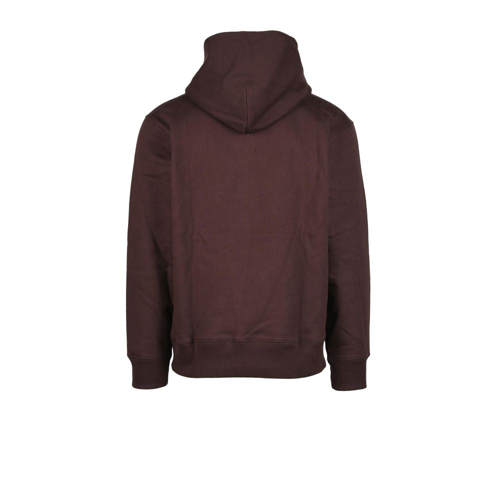 Adidas Brown Cotton Hoody