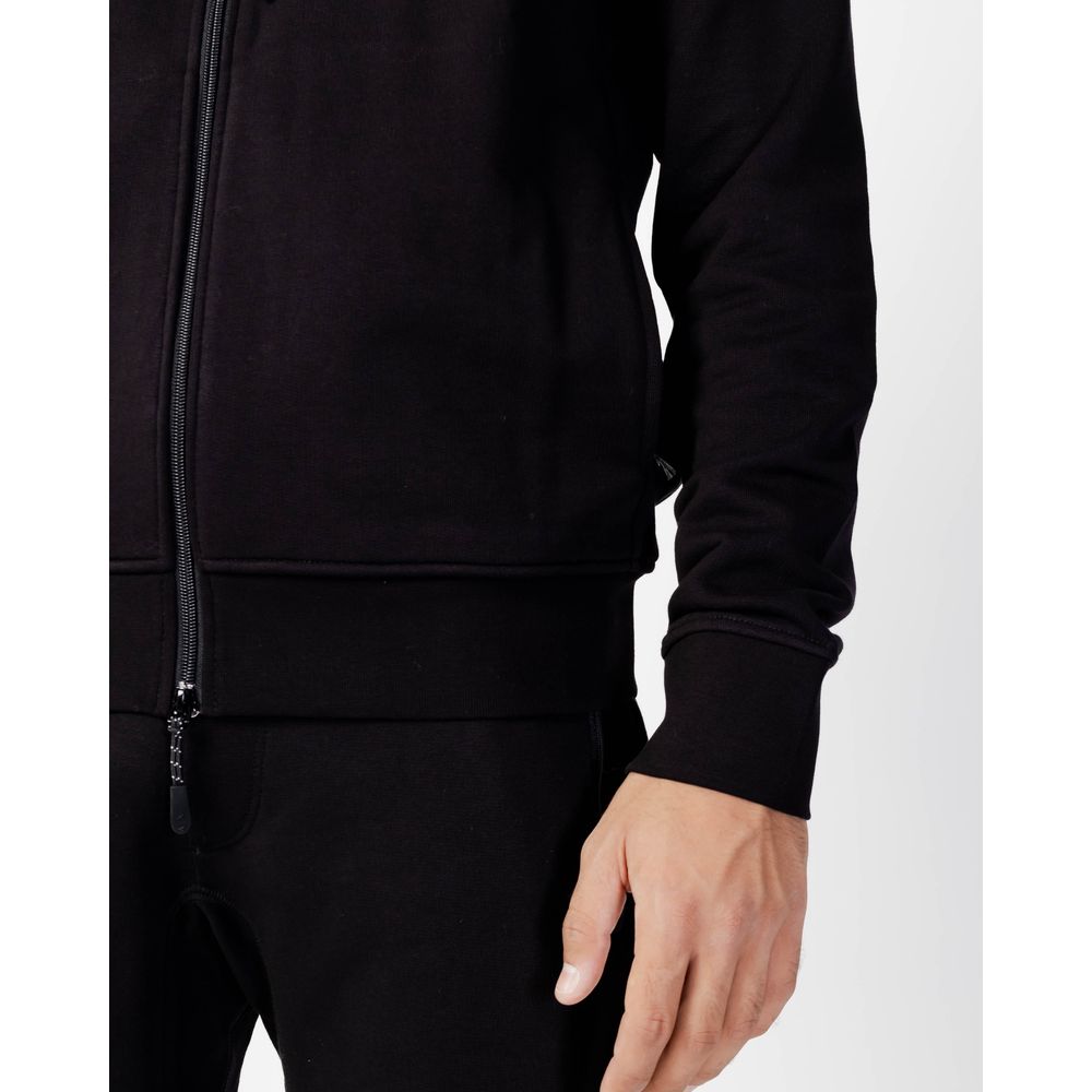 Armani Exchange Black Cotton Hoody