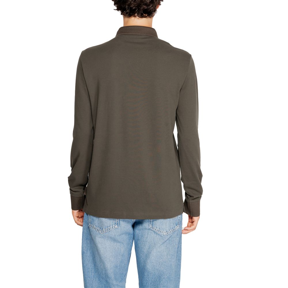 Armani Exchange Green Cotton Long Sleeve