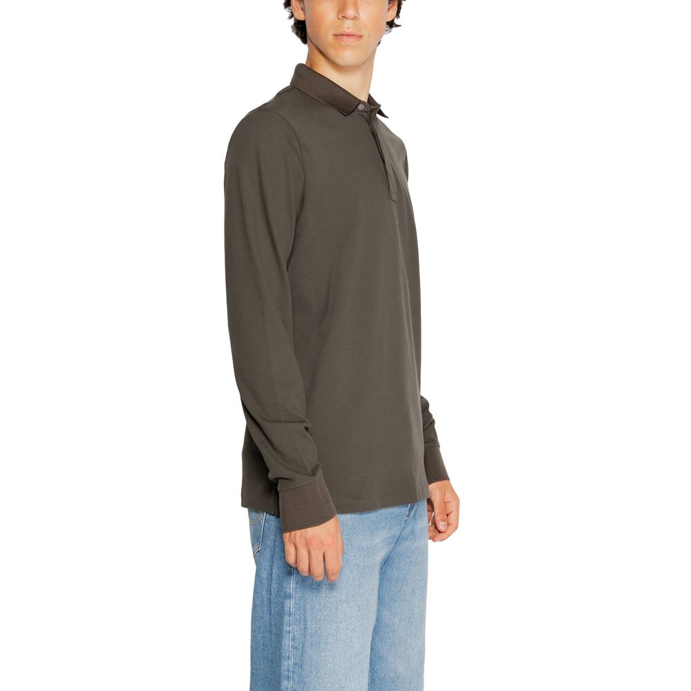 Armani Exchange Green Cotton Long Sleeve