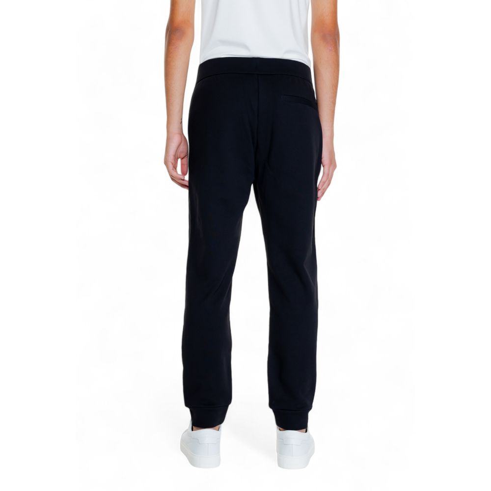 Armani Exchange Black Cotton Joggers Workout Pant