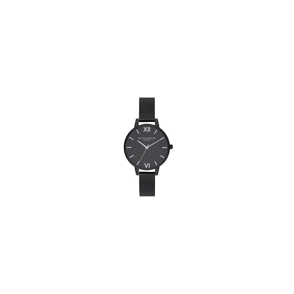 Olivia Burton Black Stainless Steel Watch