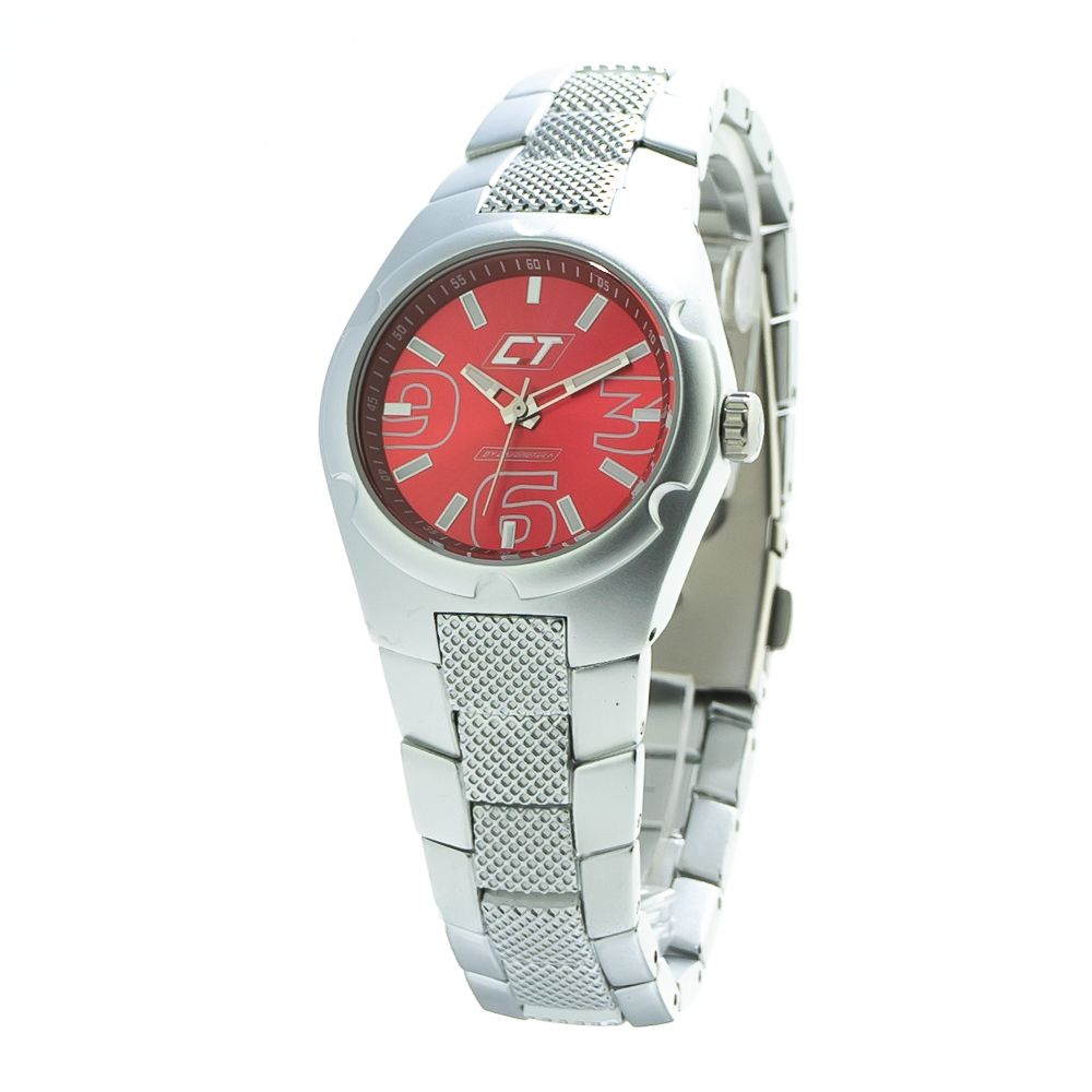 Chronotech Silver Stainless Steel Watch