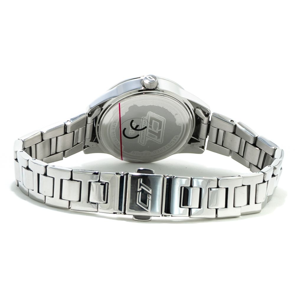 Chronotech Silver Stainless Steel Watch