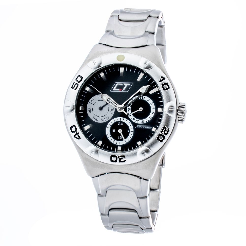 Chronotech Gray Stainless Steel Watch