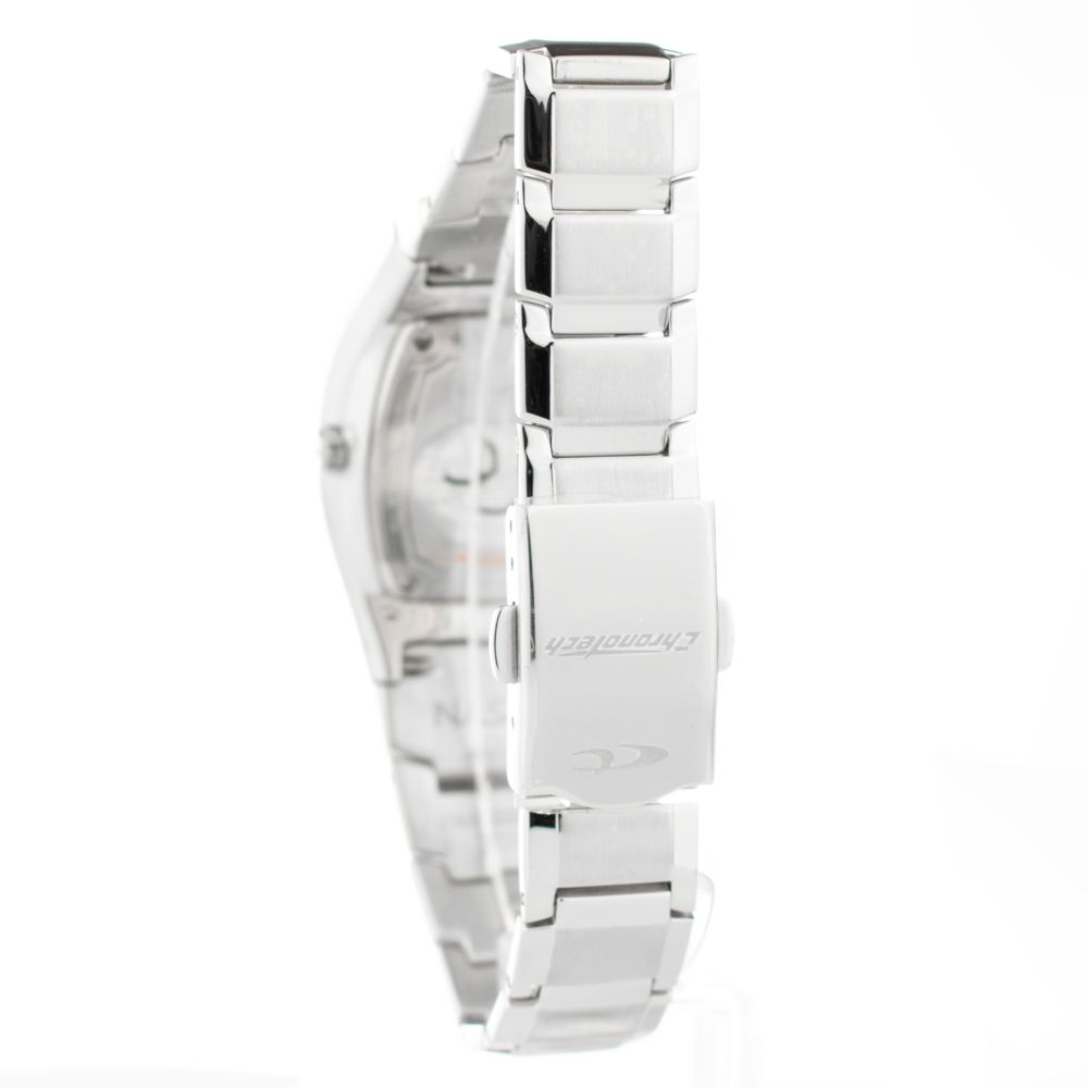 Chronotech Silver Stainless Steel Watch