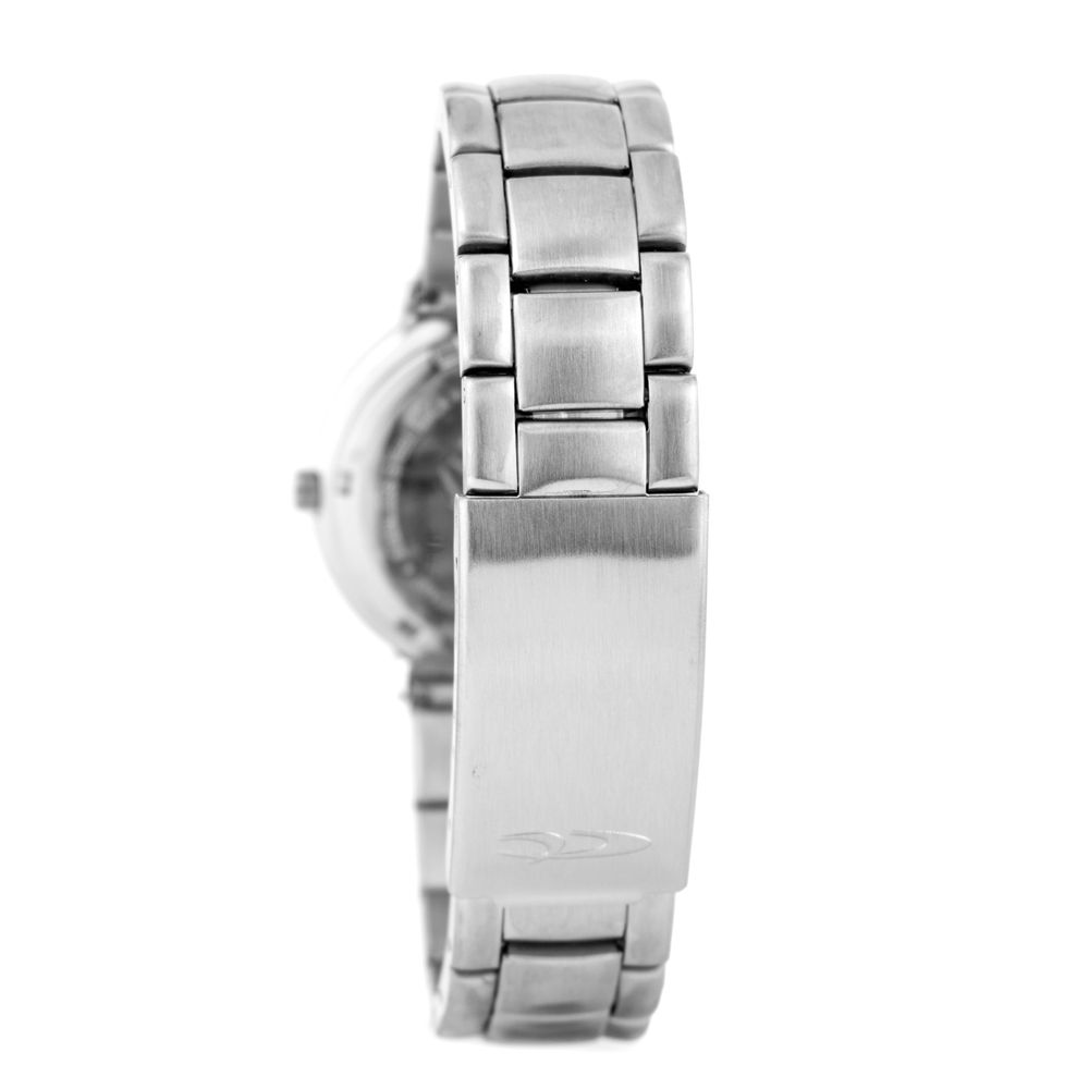 Chronotech Silver Stainless Steel Watch