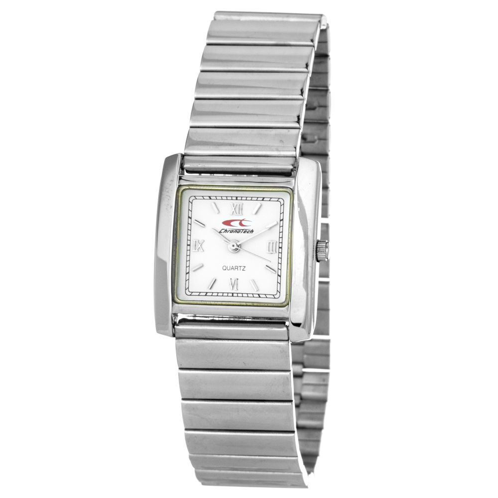 Chronotech Silver Stainless Steel Watch