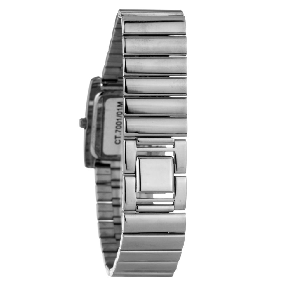 Chronotech Silver Stainless Steel Watch