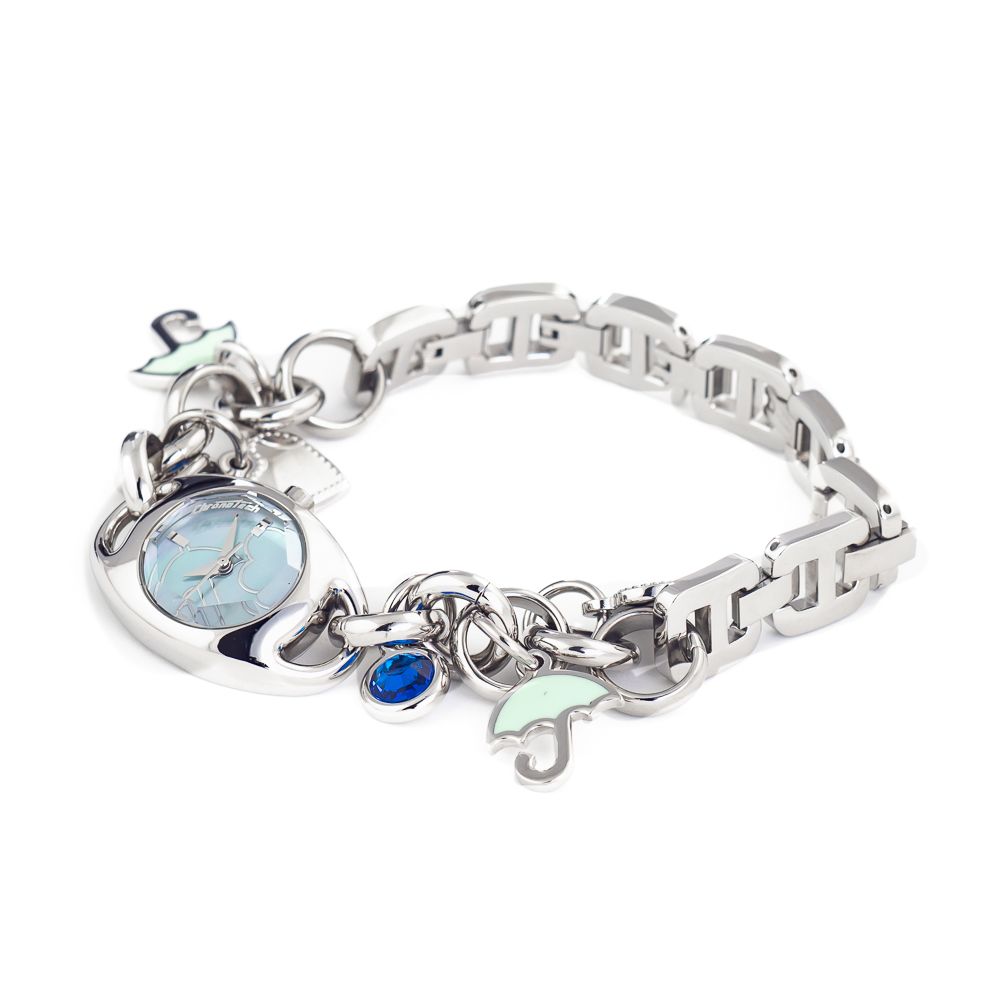 Chronotech Silver Stainless Steel Watch