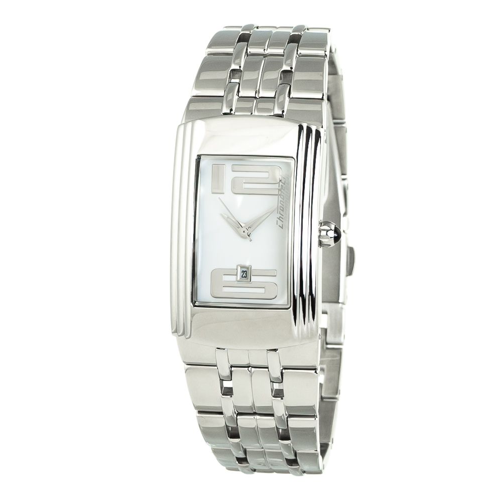 Chronotech Silver Stainless Steel Watch