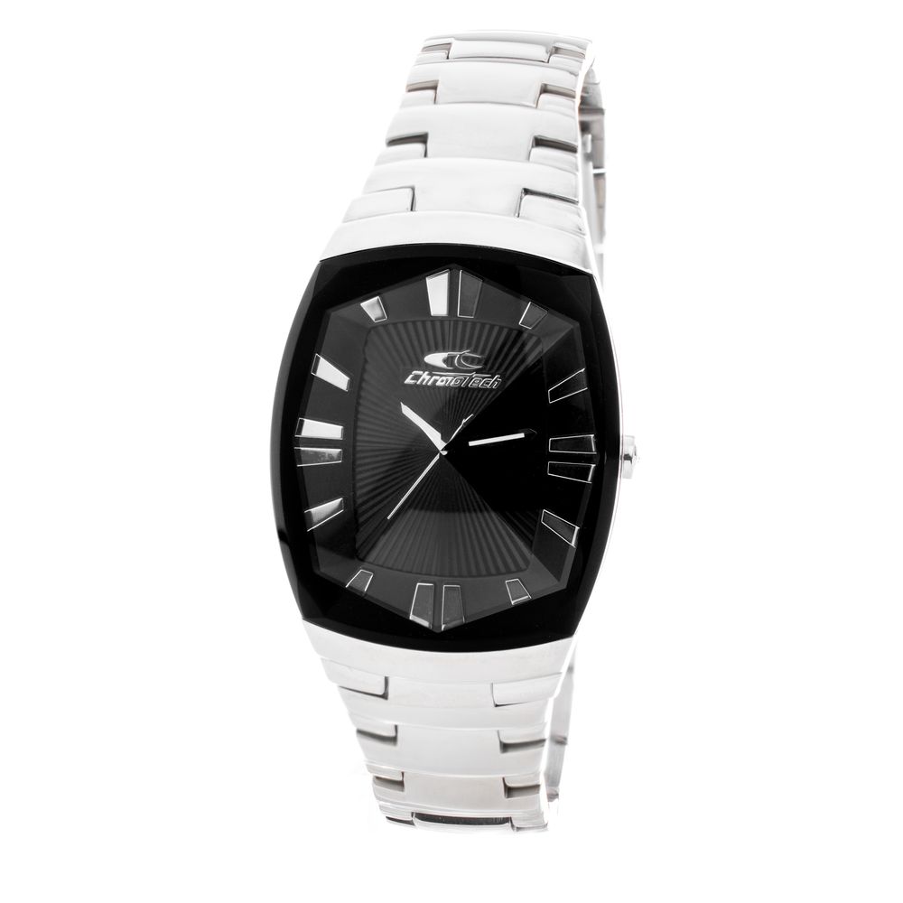 Chronotech Silver Stainless Steel Watch
