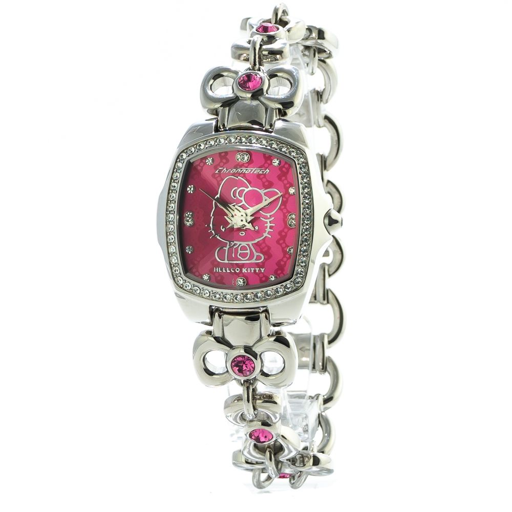 Chronotech Silver Stainless Steel Watch