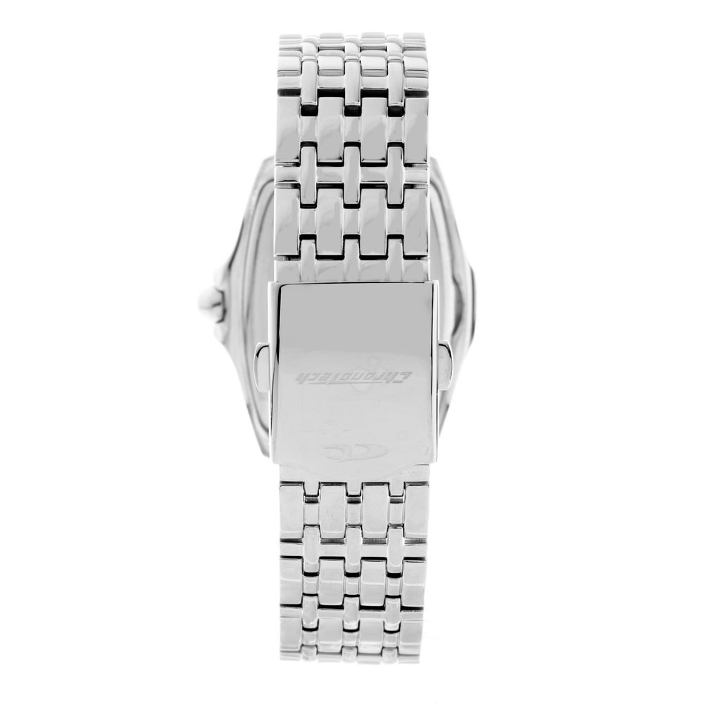 Chronotech Silver Stainless Steel Watch