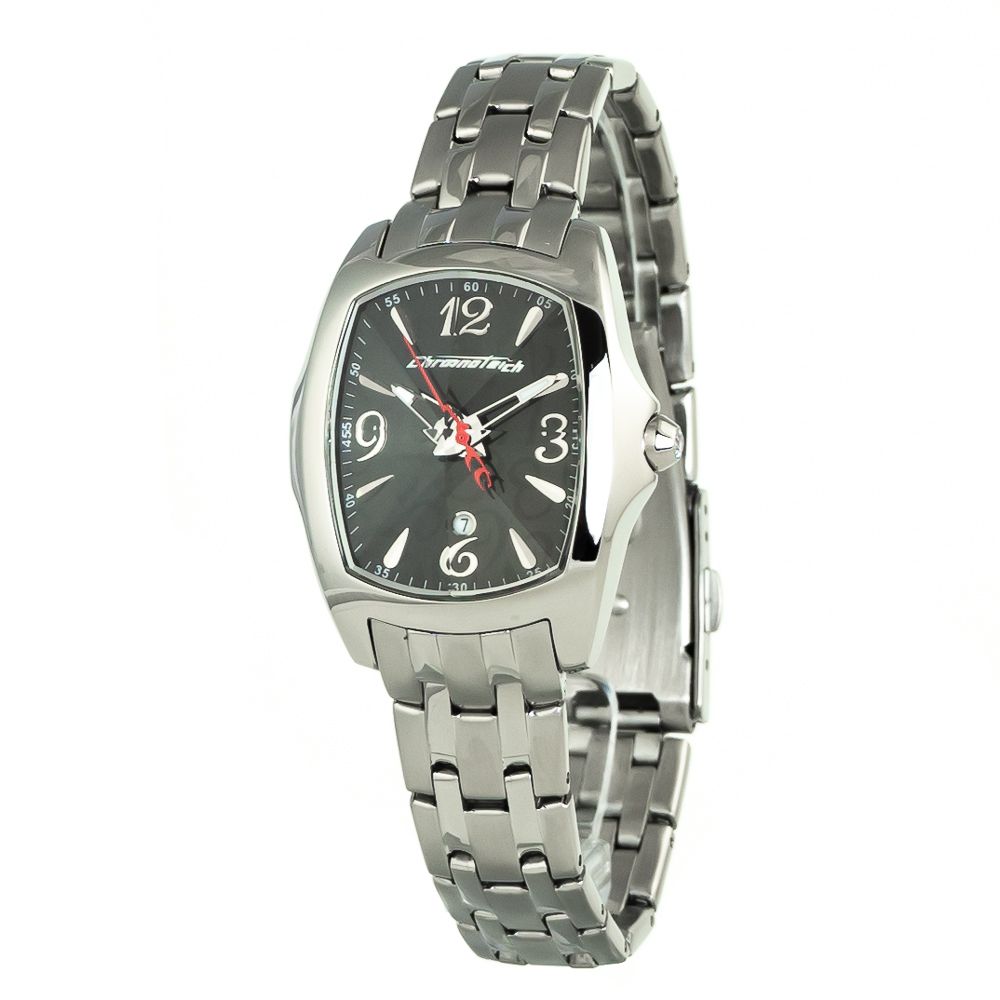 Chronotech Silver Stainless Steel Watch