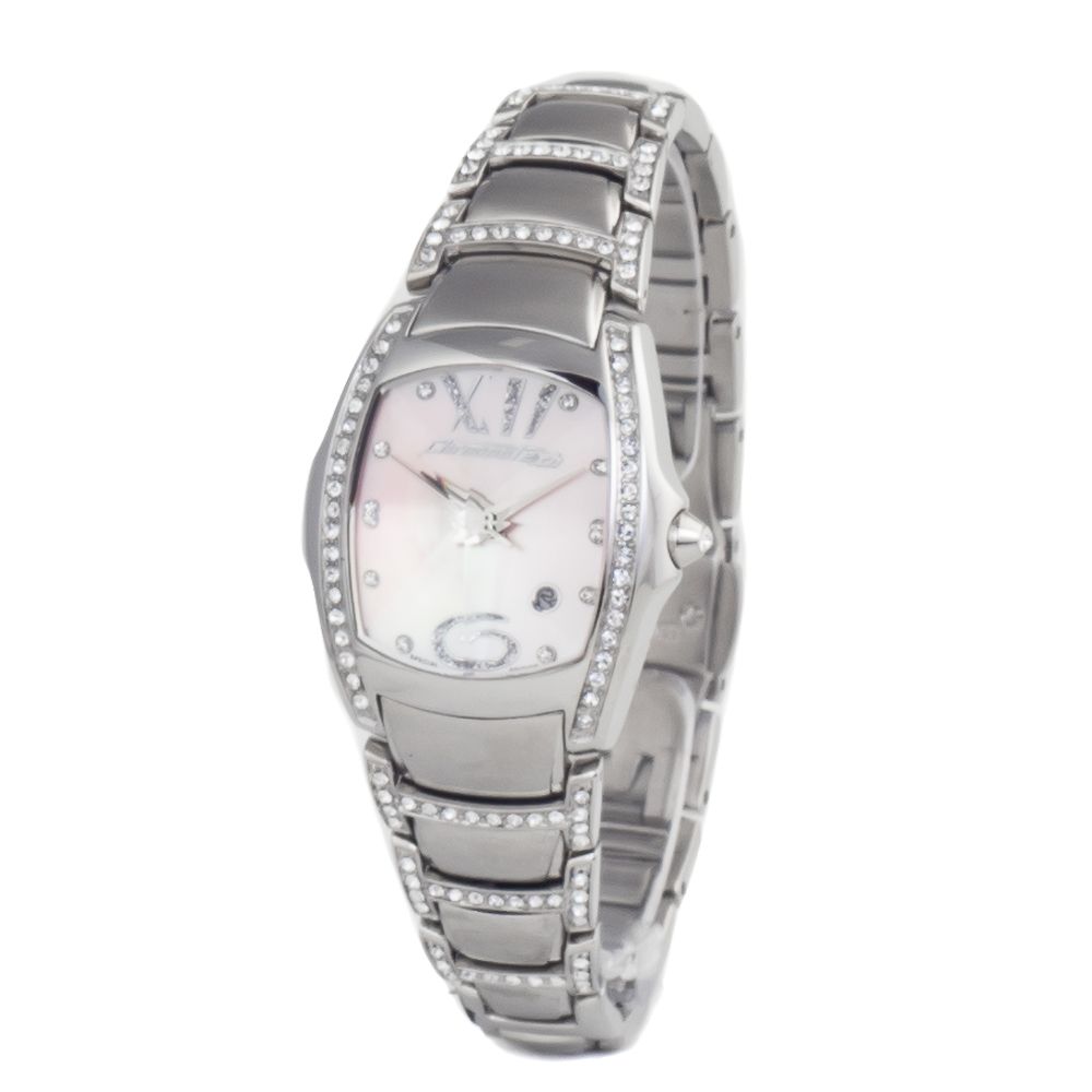 Chronotech Silver Stainless Steel Watch