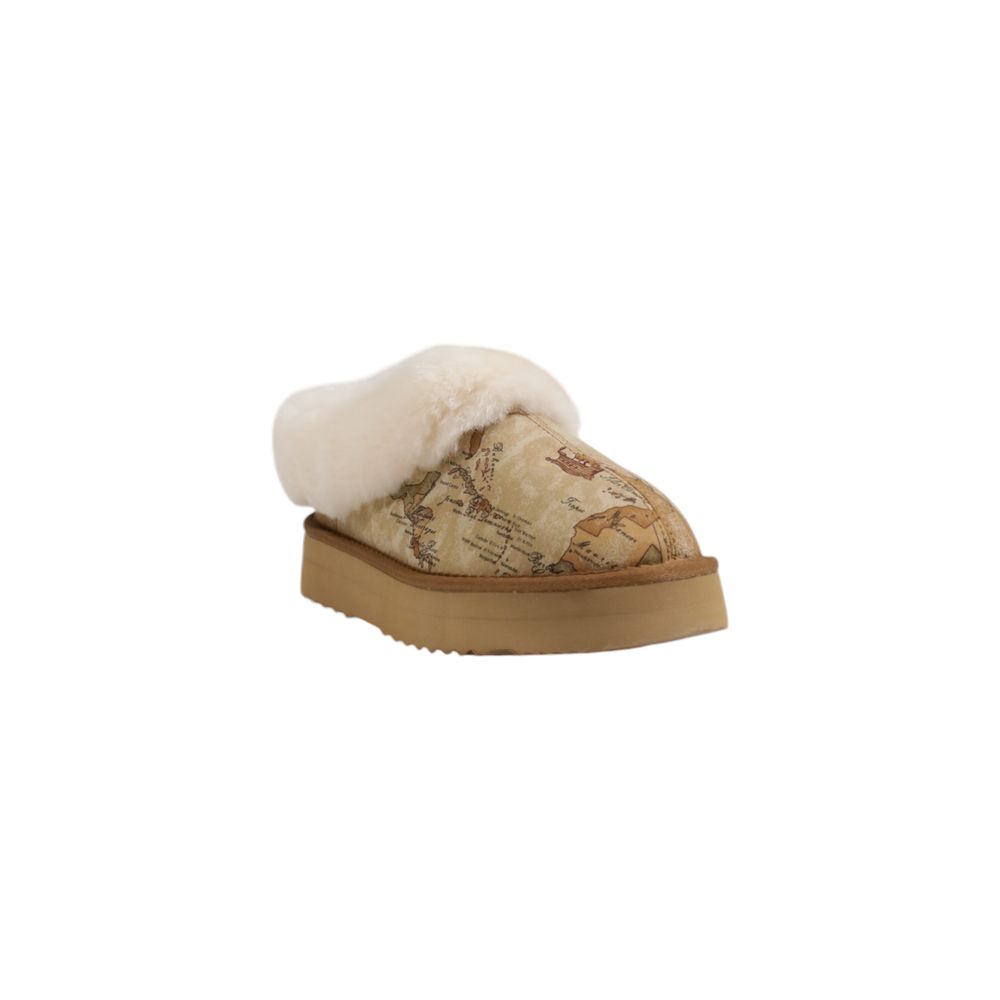 Alviero Martini Prima Classe Beige Fabric Ankle