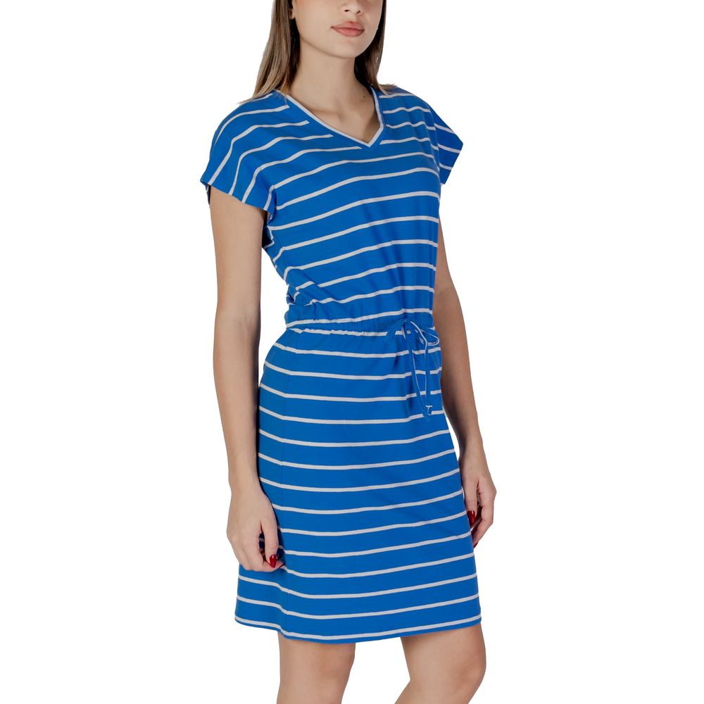 B.Young Blue Cotton Midi