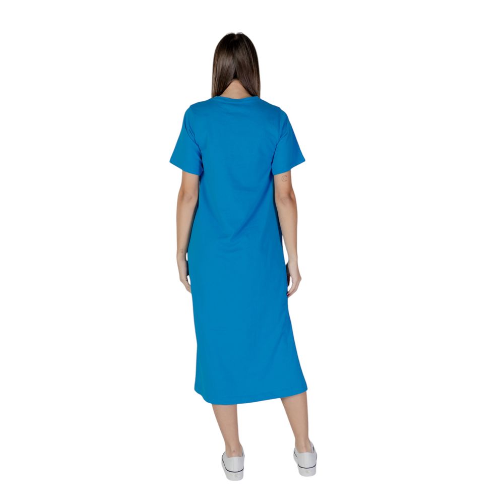B.Young Blue Cotton Midi