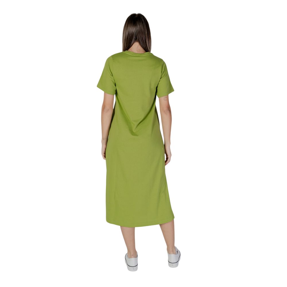 B.Young Green Cotton Midi