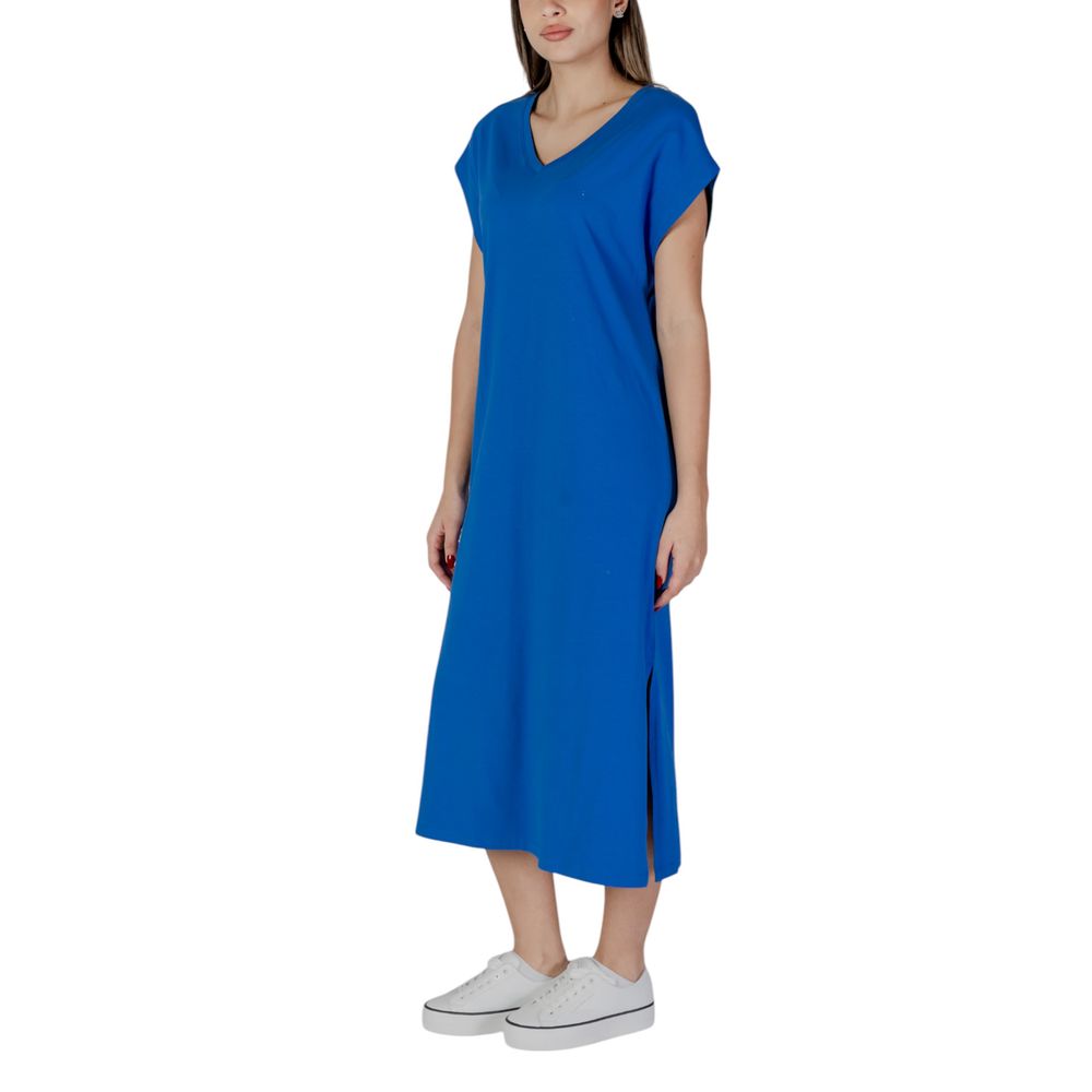 B.Young Blue Cotton Midi