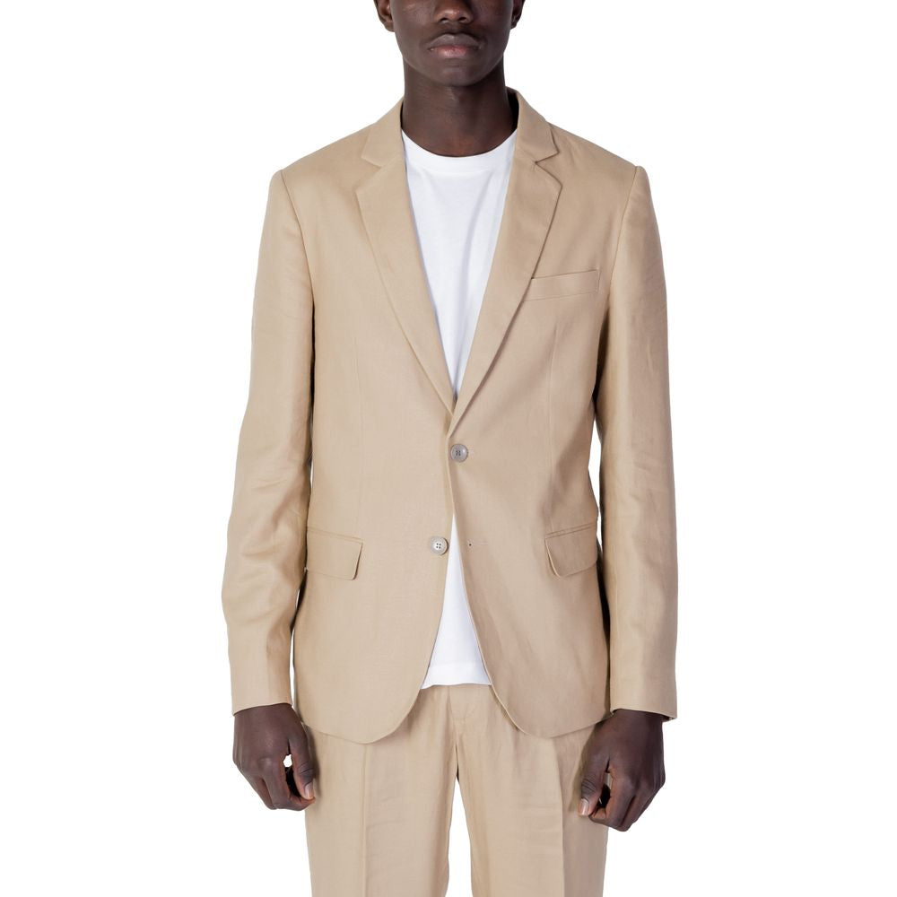 Antony Morato Beige Linen Blazer
