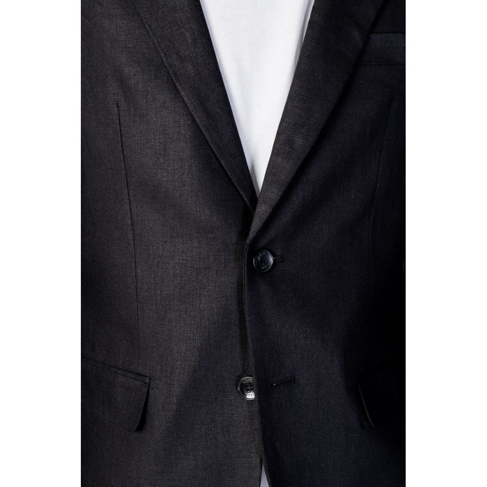 Antony Morato Black Linen Blazer