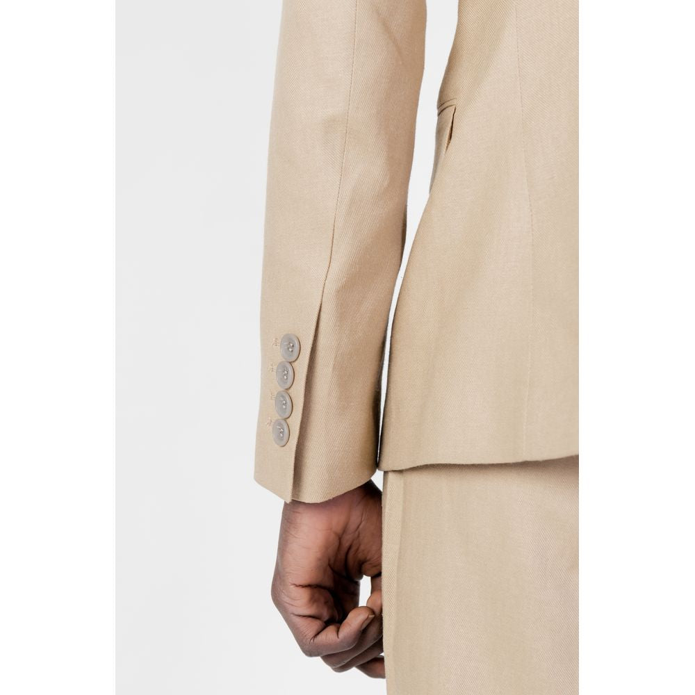 Antony Morato Beige Linen Blazer