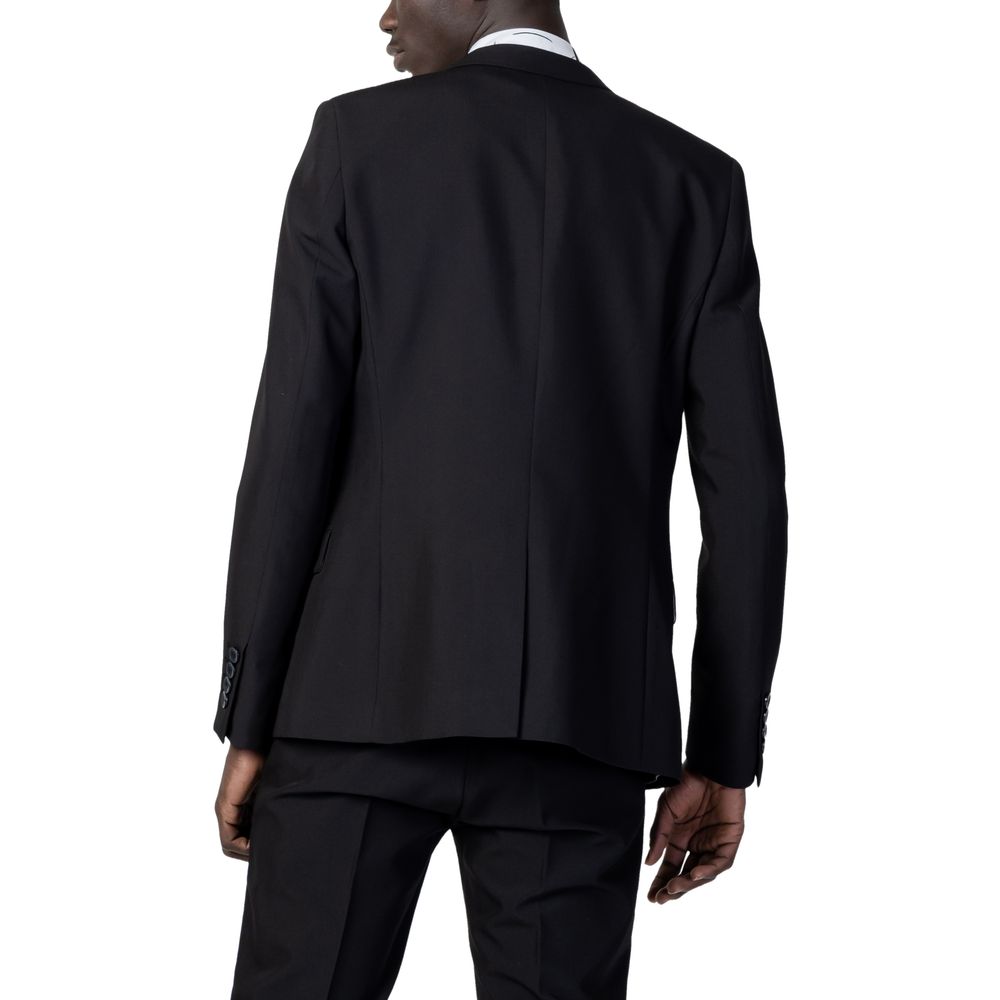 Antony Morato Black Polyester Blazer