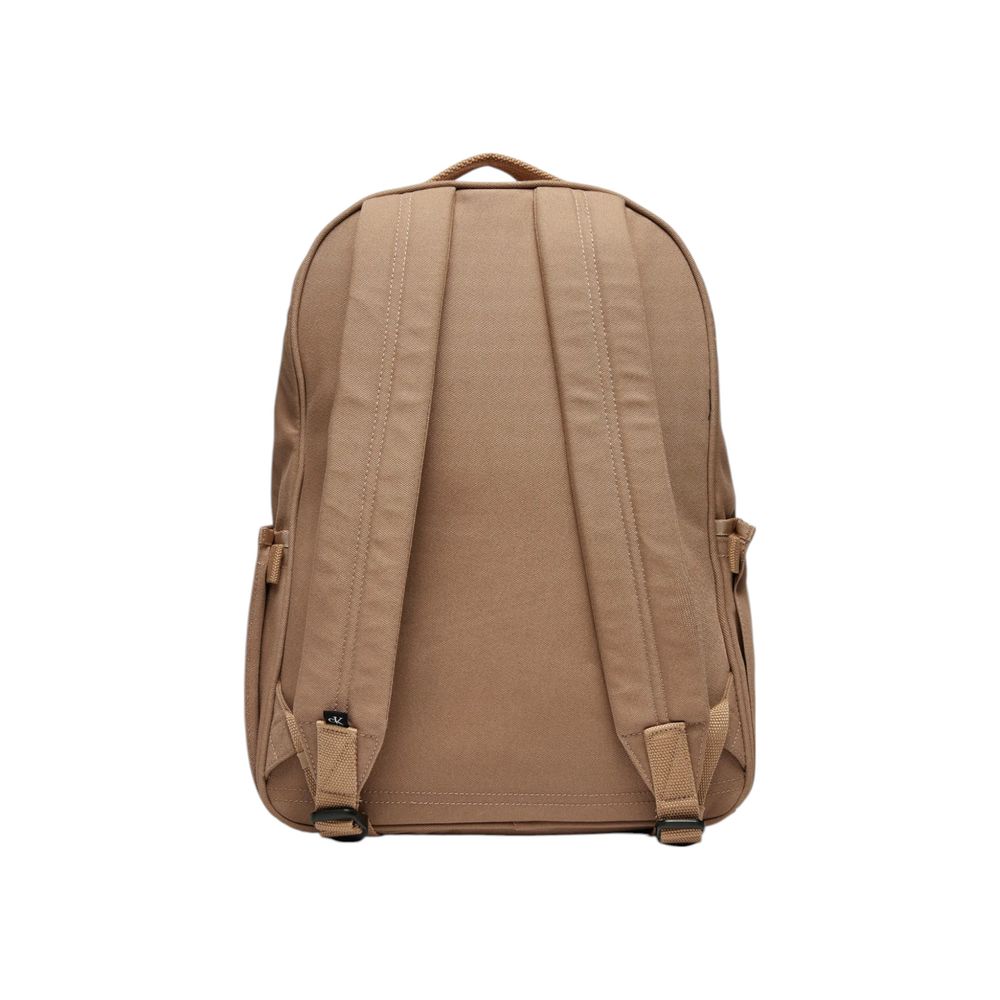 Calvin Klein Jeans Beige Recycled Polyester Backpack