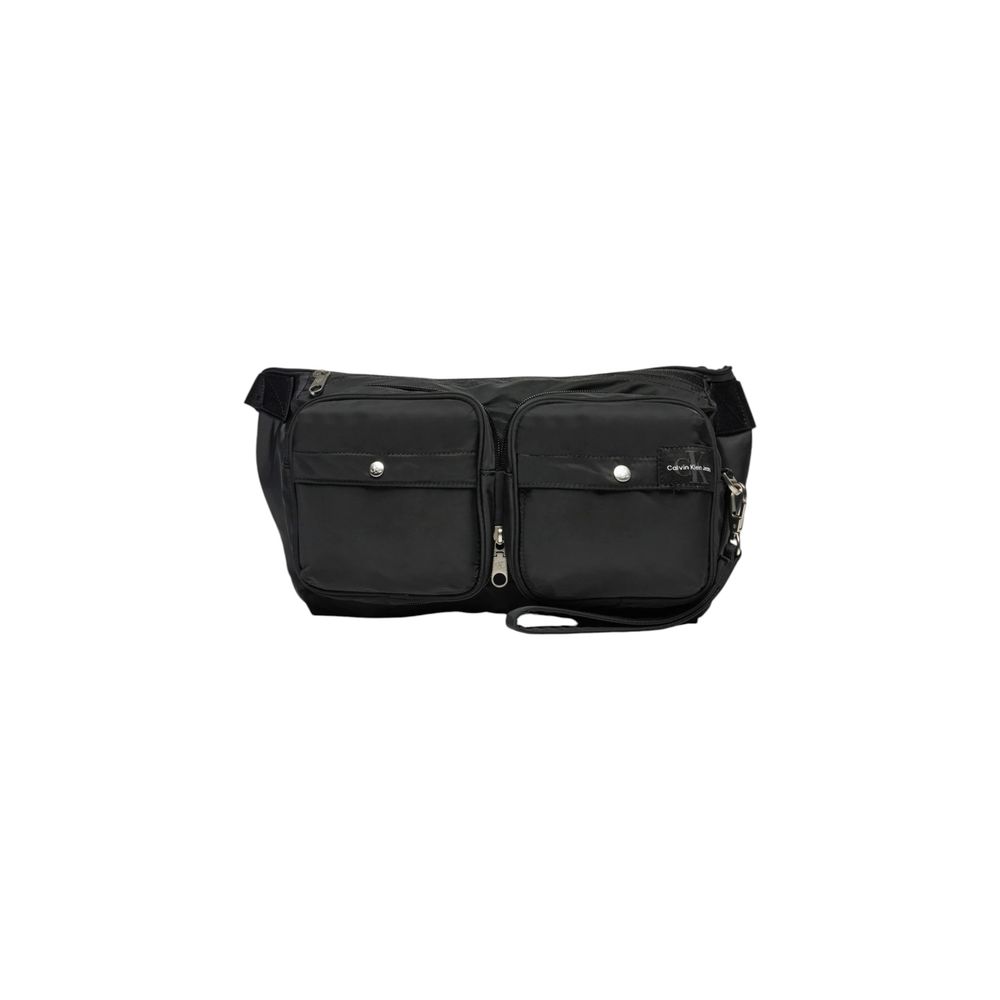 Calvin Klein Jeans Black Recycled Polyester Belt Bag