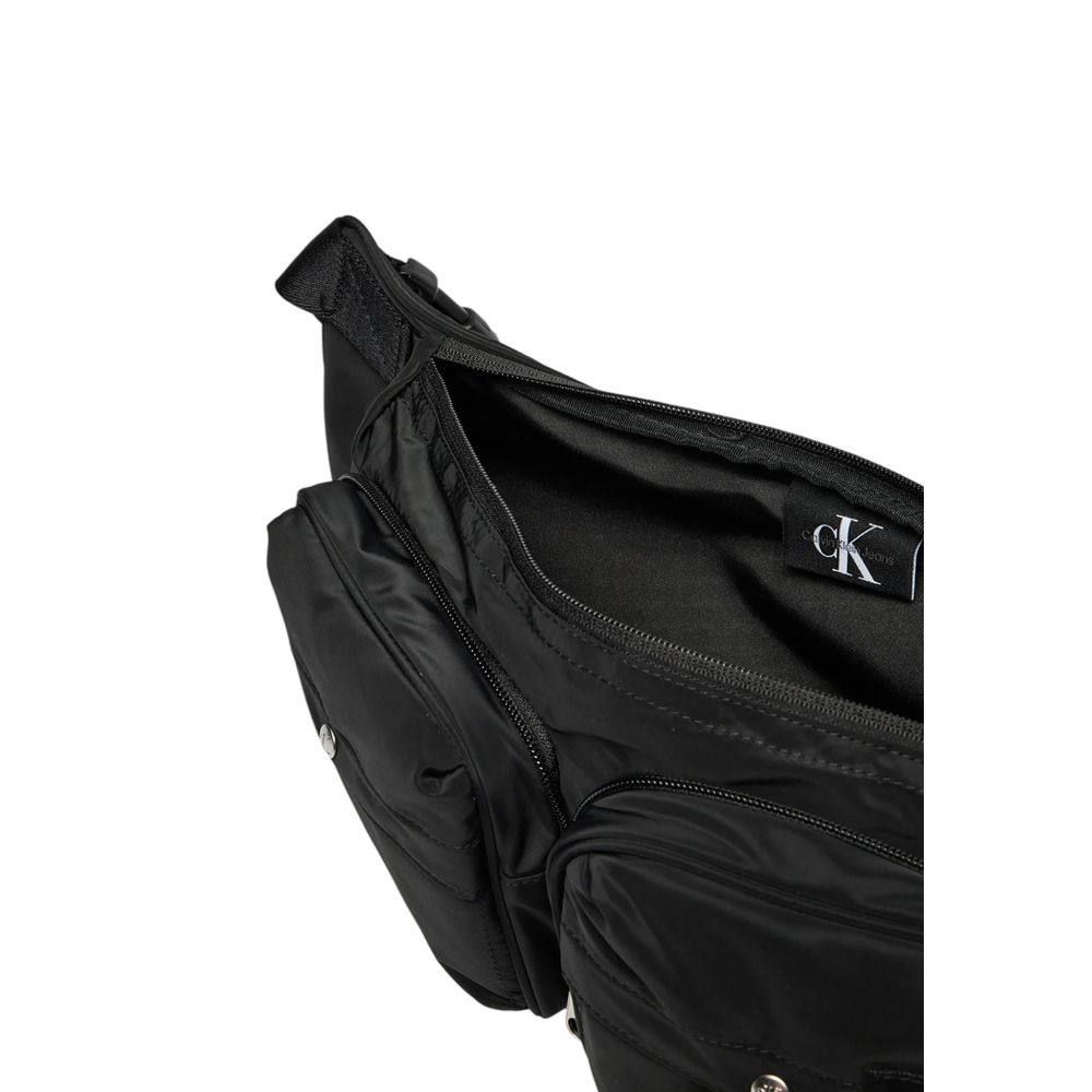 Calvin Klein Jeans Black Recycled Polyester Belt Bag