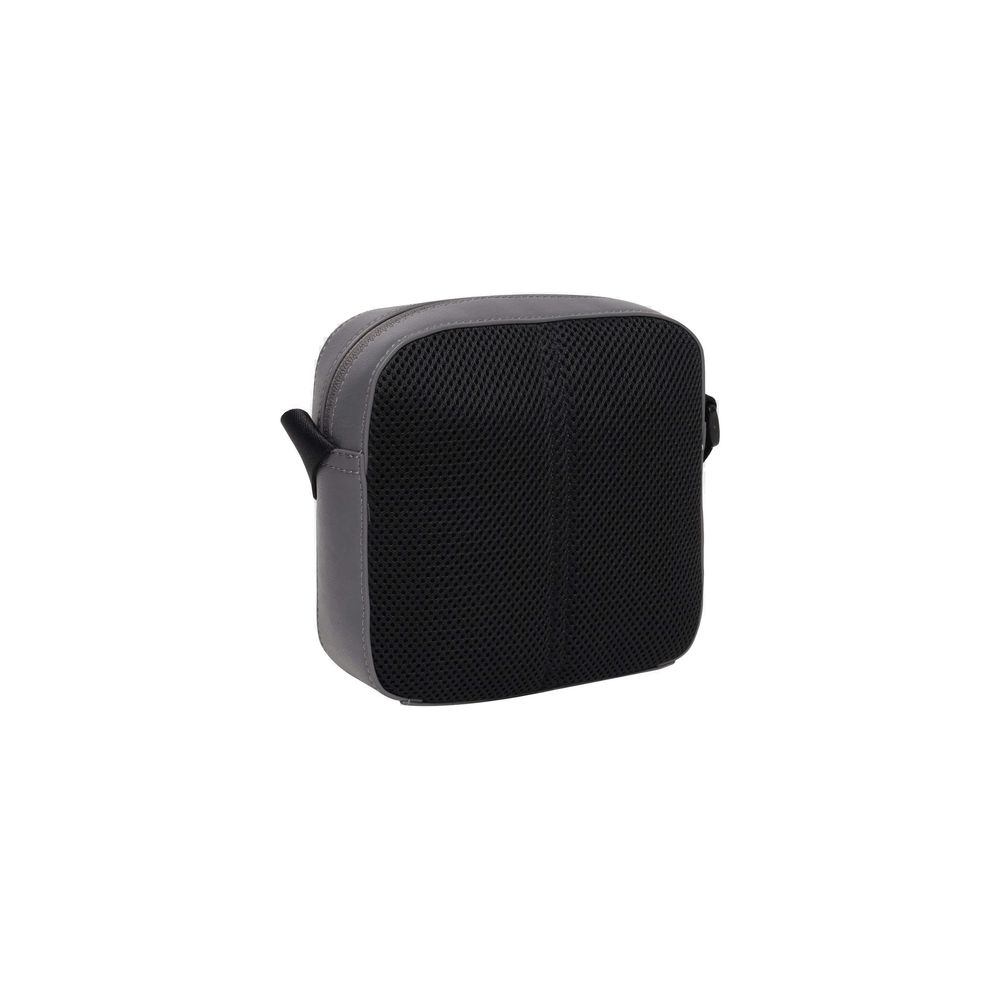 Calvin Klein Jeans Gray Recycled Polyester Messenger Bag