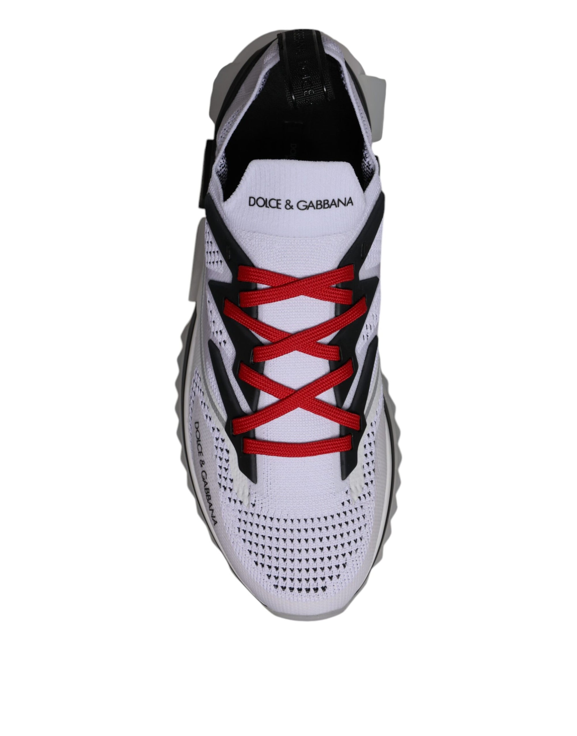 Dolce & Gabbana White SORRENTO Sport Stretch Sneakers Shoes