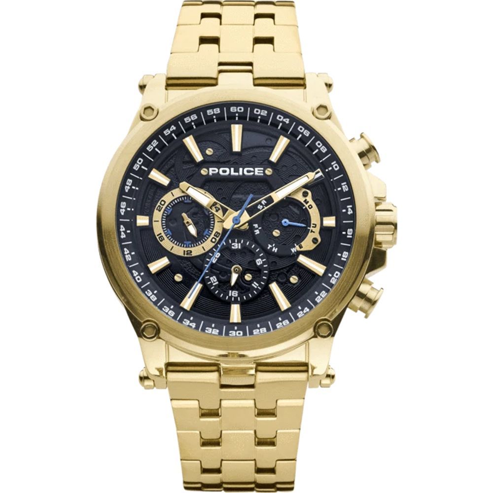 Police Gold Stainless Steel Watch