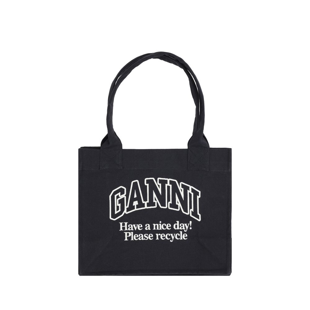Ganni Cotton Tote Bag