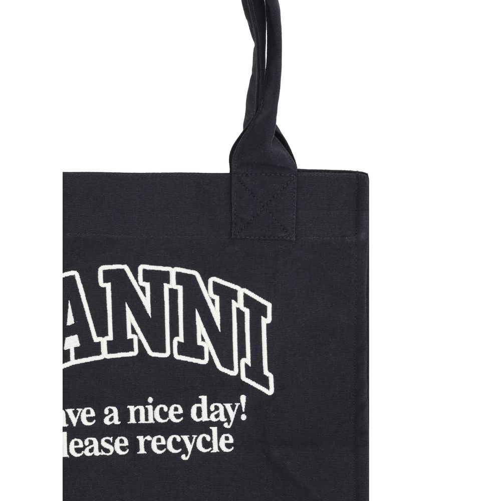 Ganni Cotton Tote Bag
