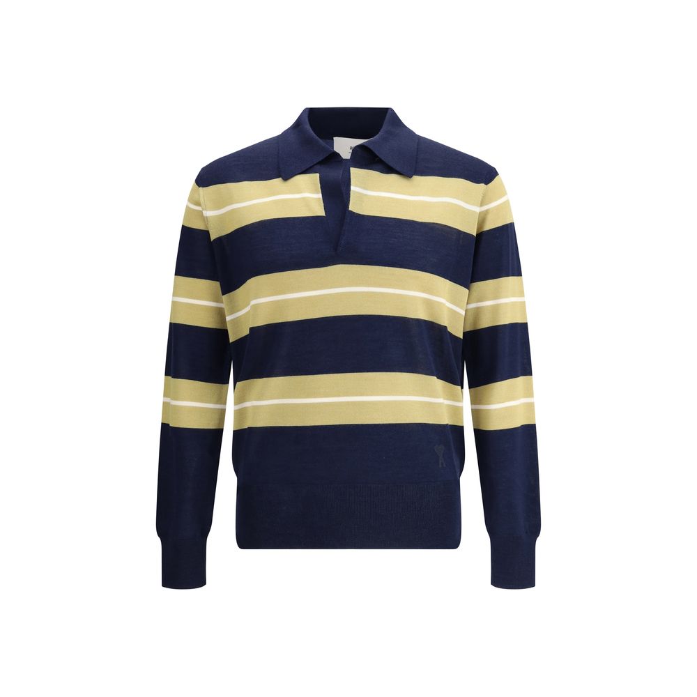 Ami Paris Raye Polo Shirt