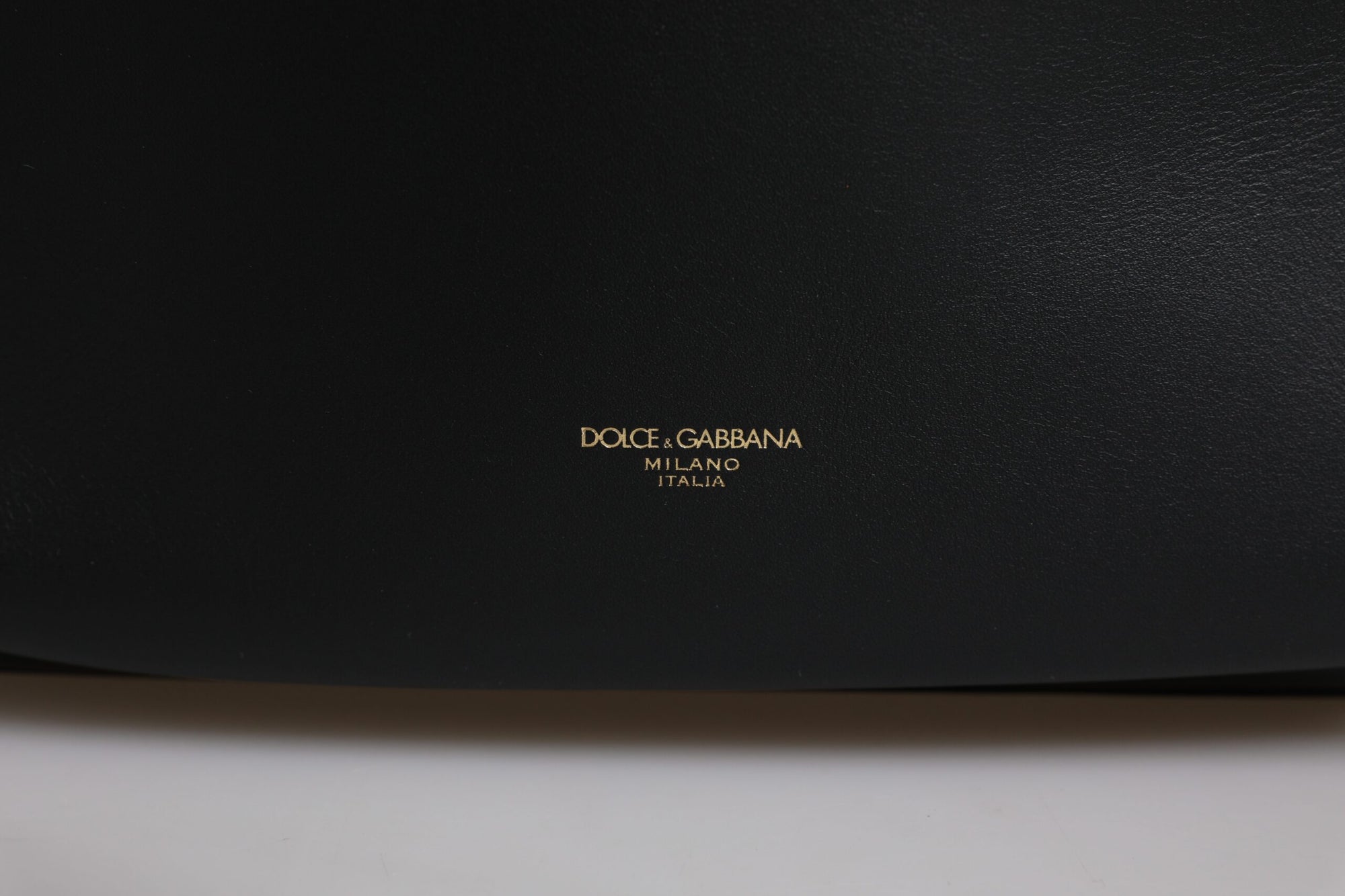 Dolce & Gabbana Black DG Leather Logo Print Travel Back Pack Bag
