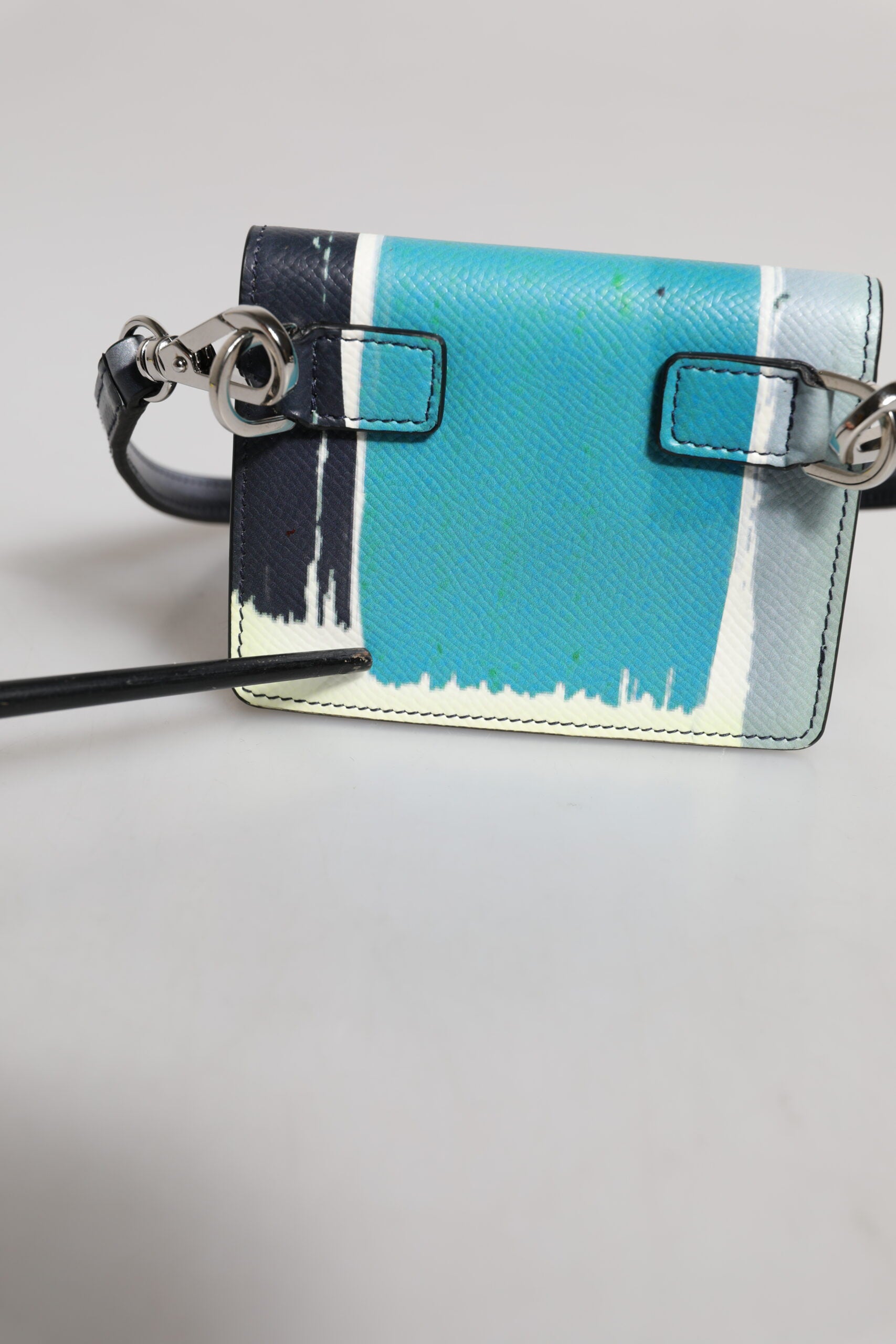 Dolce & Gabbana Multicolor Leather DG Logo Bifold Card Holder Wallet