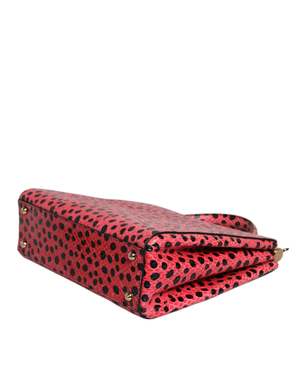 Dolce & Gabbana Pink Exotic Leather Top Handle Tote Crossbody Bag