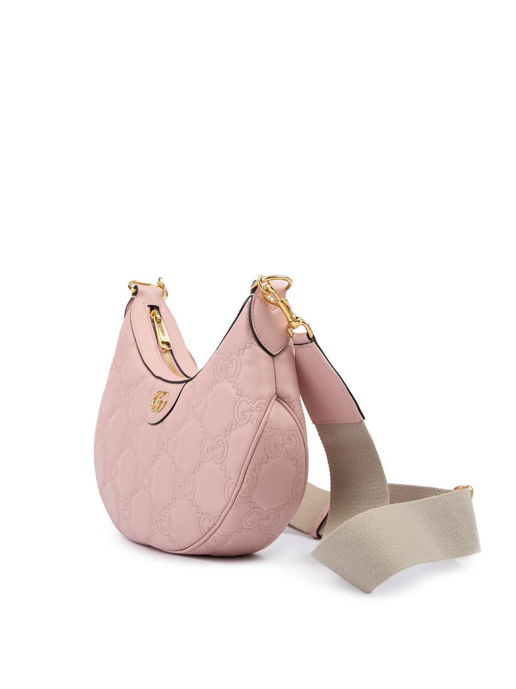 Gucci Light Pink Leather Shoulder Bag