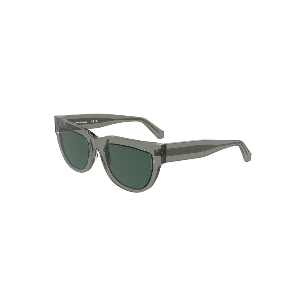 Calvin Klein Gray Acetate Women Sunglass