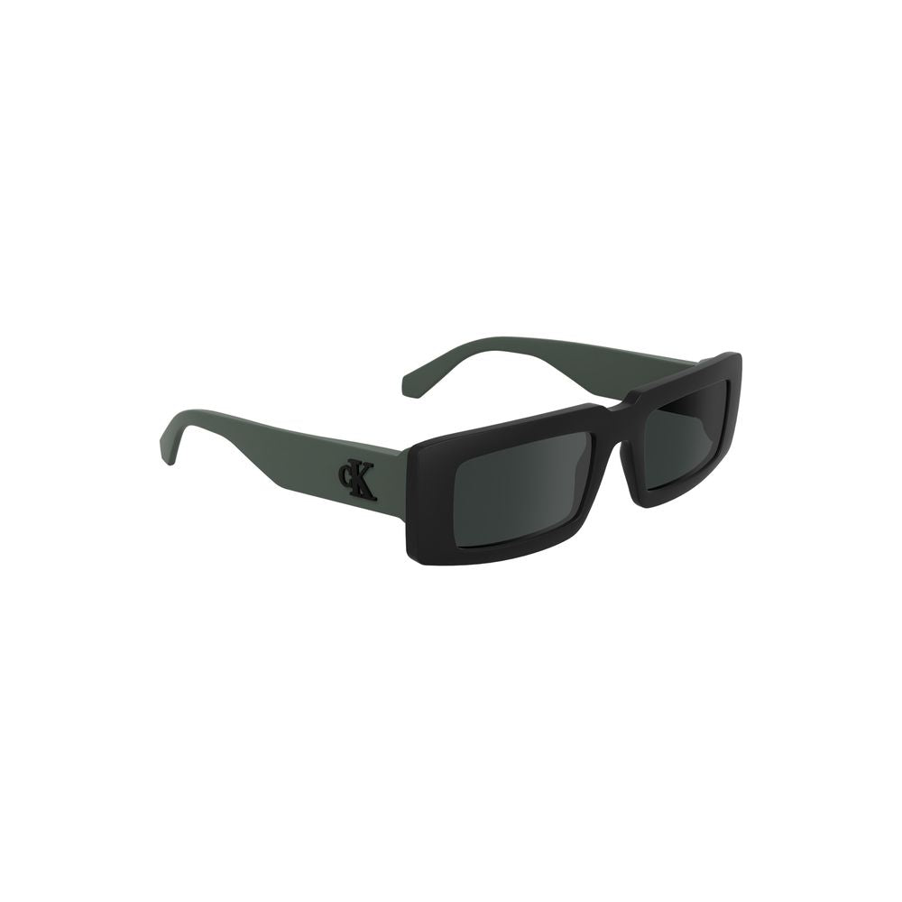 Calvin Klein Black Bio Based Fabric Sunglasses