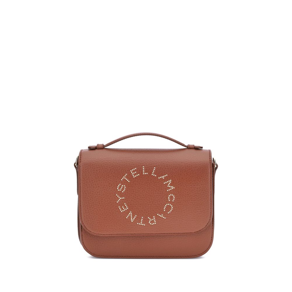 Stella McCartney Logo Flap Bag Eco Embossed Grainy Alter