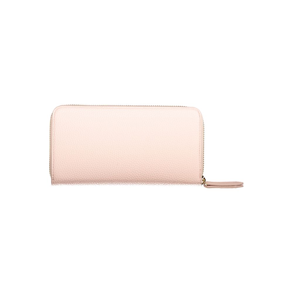 Mario Valentino Pink Polyethylene Wallet
