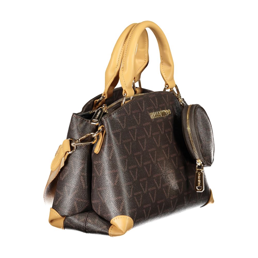 Mario Valentino Brown Polyethylene Handbag